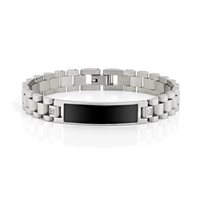 Bracciale Amen Uomo Emotion in Acciaio Zircone EMACBRGIUBBZ - EMACBRGIUBBZ